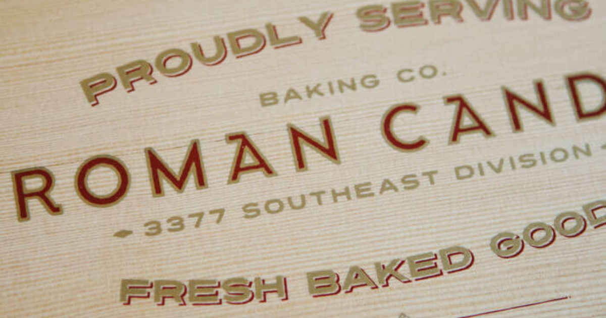 Roman Candle Baking Co. Factory North